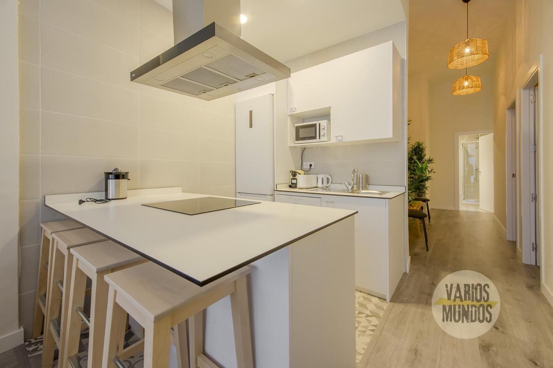 Central&Modern Apt 4Hab Para 9P En La Latina Madrid Exteriör bild